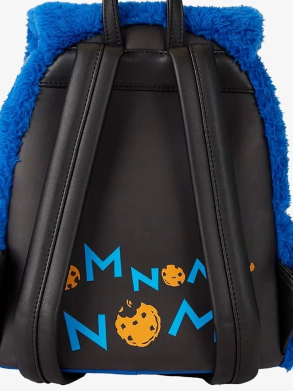 Loungefly Sesame Street Cookie Monster Plush Mini Backpack - Blue New!